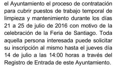 Empleos Feria de Santiago 2016