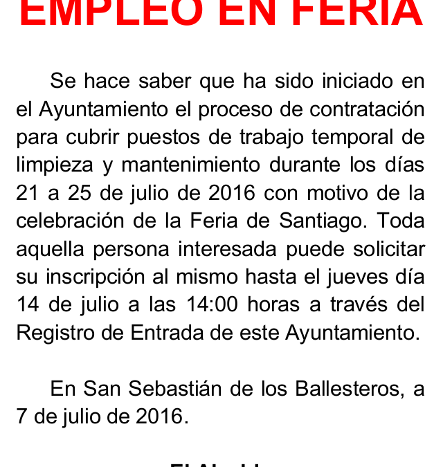 Empleos Feria de Santiago 2016 1