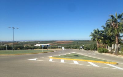 Repintado carretera de La Victoria