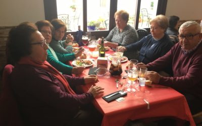 Crónica del almuerzo navideño para mayores