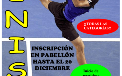 Torneo de tenis Navidad 2016