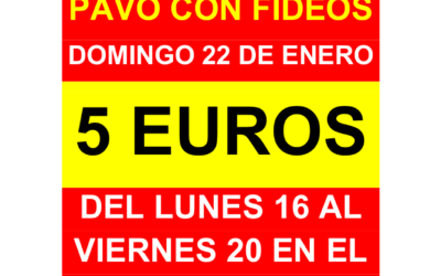 Venta de entradas Pavo con Fideos 2017