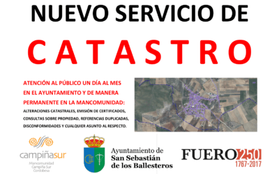 Nuevo servicio de catastro