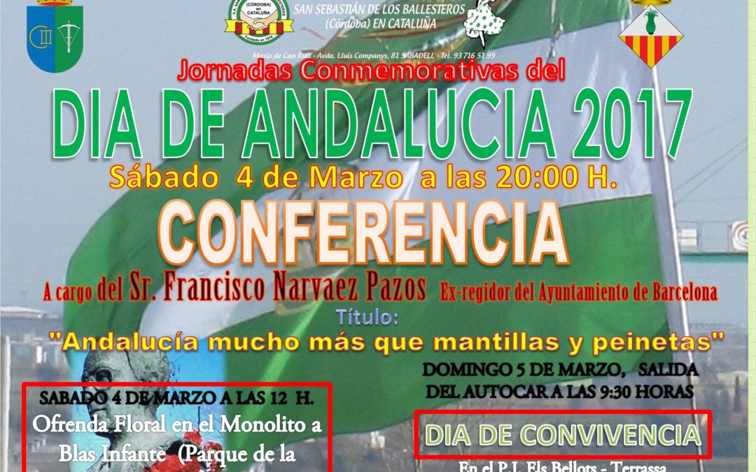 Jornadas por el día de Andalucía en Sabadell 2017 1