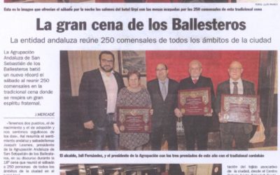 Prensa cena de San Sebastián en Sabadell 2017