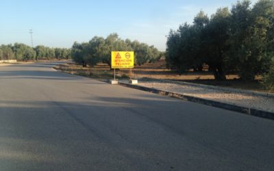 Obras carretera de La Rambla