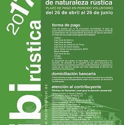 Impuesto sobre bienes inmuebles de naturaleza rústica 2017