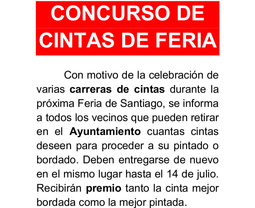 Concurso de cintas Feria Santiago 2017 1