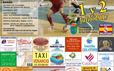 Presentación del maratón de fútbol sala 2017