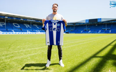 Presentación de Alfonso Pedraza con el Alavés