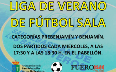 Liga infantil de fútbol sala verano 2017