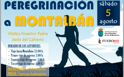 Precauciones peregrinación a Montalbán 2017