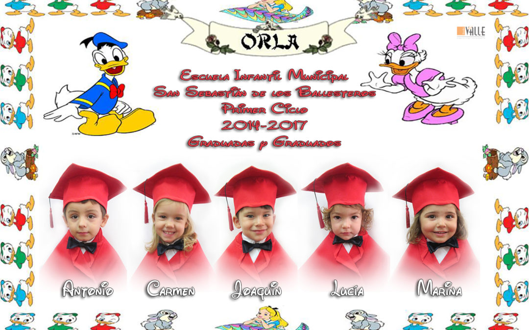 Orla de la Escuela Infantil Municipal promoción 2014-2017 1