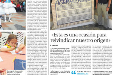 Prensa sobre el 250 aniversario del Fuero de 1767