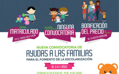 Convocatoria extraordinaria de ayudas Escuela Infantil
