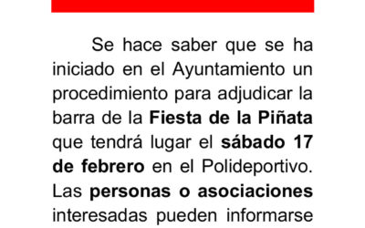 Barra Fiesta de la Piñata 2018