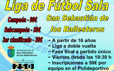 Liga de fútbol sala en categoría sénior 2018