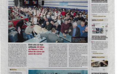 Prensa sobre el Pavo con Fideos 2018