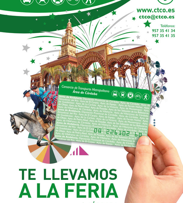 Tarjeta del Consorcio de Transporte para la Feria de Córdoba 2018 1