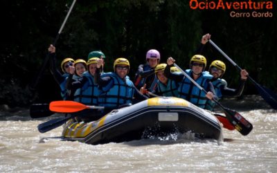 Crónica jornada de rafting por el río Genil