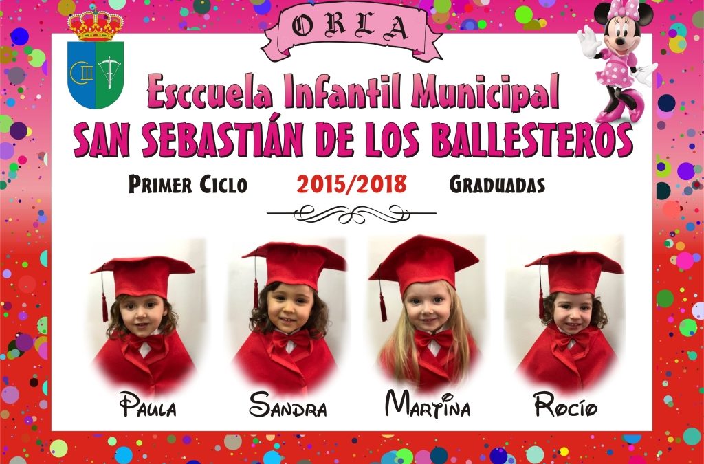 Orla de la Escuela Infantil Municipal promoción 2015-2018 1