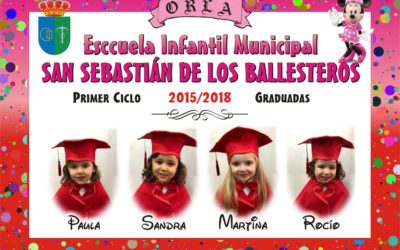 Orla de la Escuela Infantil Municipal promoción 2015-2018