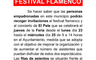 Reserva asientos flamenco Feria de Santiago 2018