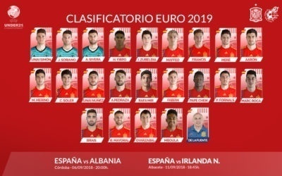 Alfonso de nuevo con la Selección Española sub21