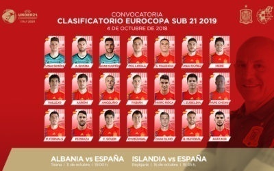 Alfonso de nuevo con la Selección sub21