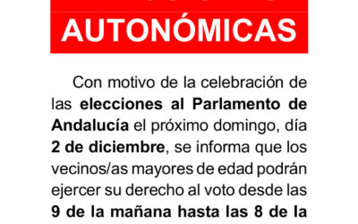 Elecciones Autonómicas 2018
