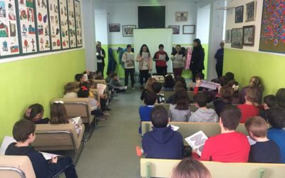 Crónica acto escolar contra la violencia sobre la mujer 2018