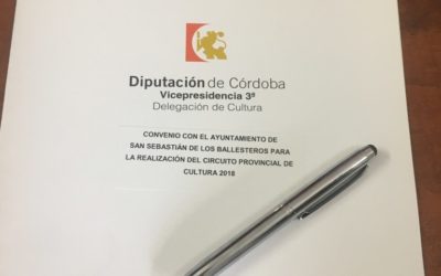 Firma del convenio del Circuito Provincial de Cultura 2018