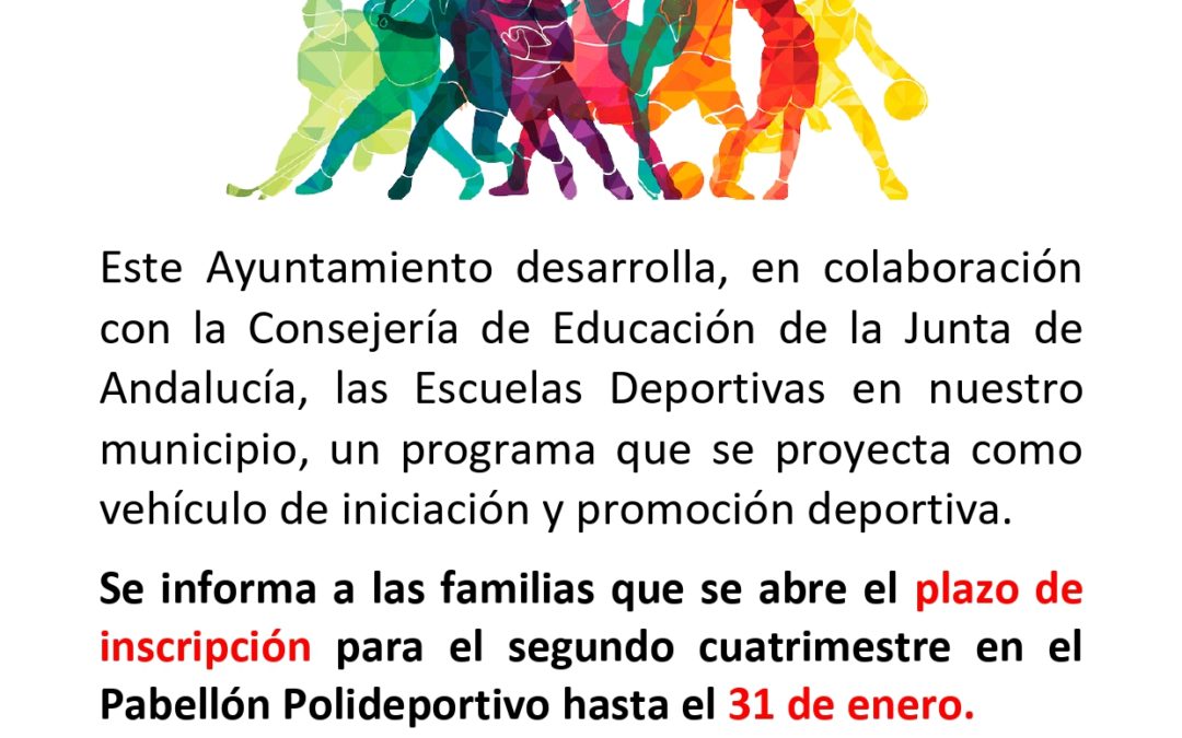 Reanudación Escuelas Deportivas Municipales 19/20 1