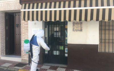Desinfección diaria de establecimientos