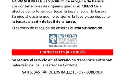 Basura y autobús