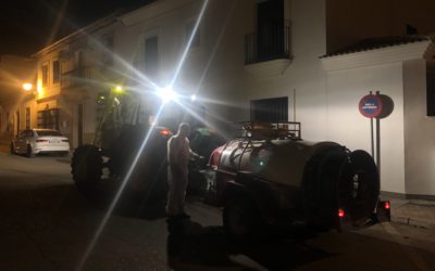 Medidas de desinfección en calles