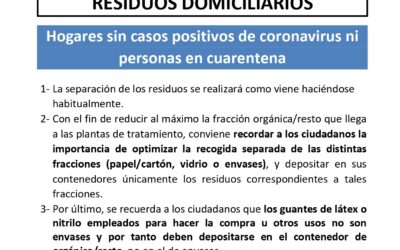 Recomendaciones de gestión de residuos domiciliarios