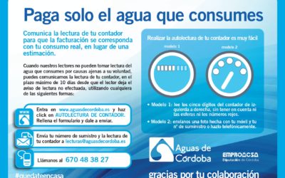 Información campaña autolectura contador