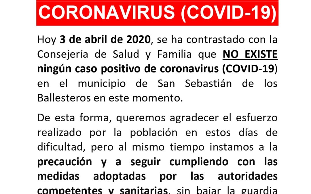 Comunicado Oficial Coronavirus (COVID-19)  1