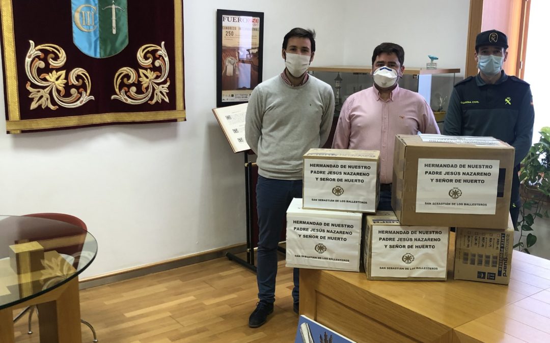 La Hermandad de Ntro. Padre Jesús Nazareno y Señor del Huerto ha donado material sanitario al Hospital Universitario de Reina Sofía de Córdoba 1