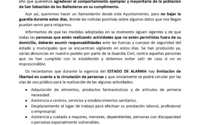 Nota Informativa Alcaldía