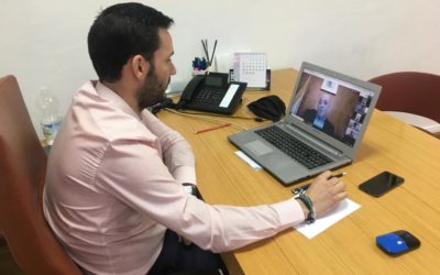 Reunión de trabajo con el presidente de la Diputación de Córdoba