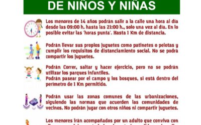 Salidas controladas de niños y niñas