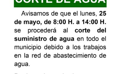 Corte de agua