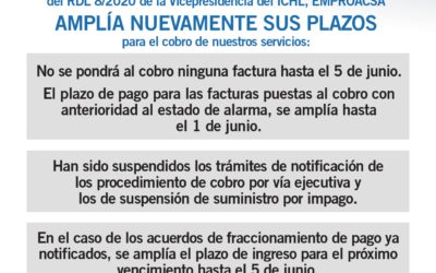 Nota de aviso. EMPROACSA
