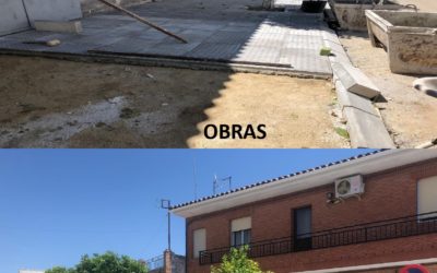 Finalización de las obras en la parada de autobús