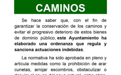 Ordenanza de caminos