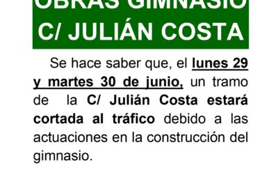 Corte de calle al tráfico