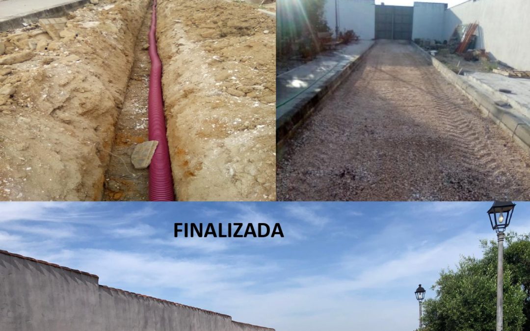 Finalización de las obras en el cementerio municipal. 1