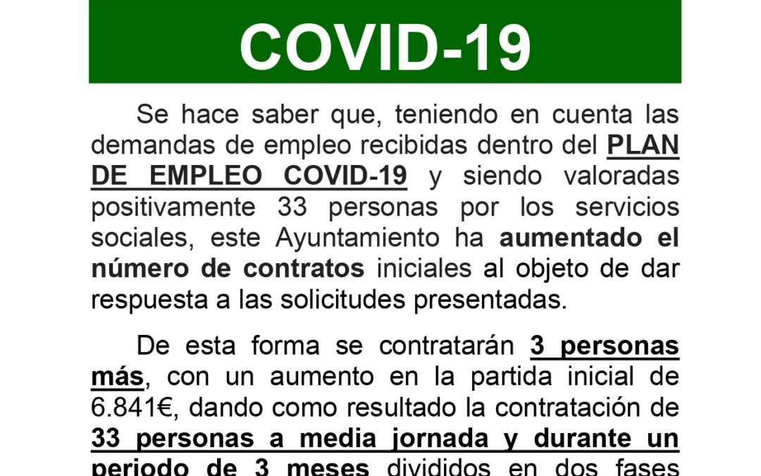 PLAN DE EMPLEO COVID-19 1